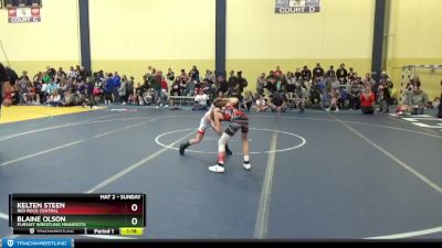 60 lbs Quarterfinal - Kelten Steen, Red Rock Central vs Blaine Olson, Pursuit Wrestling Minnesota