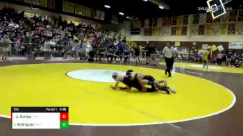 106 lbs Quarterfinal - Joseph Zuniga, Trabuco Hills vs Issac Rodriguez, Tahquitz