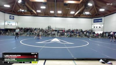 184 lbs Champ. Round 1 - Gavin Funk, San Francisco State vs Lars Michaelson, Stanford University