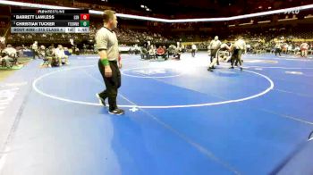 215 Class 4 lbs Champ. Round 1 - Christian Tucker, Ft. Zumwalt West vs Barrett Lawless, Lee`s Summit North