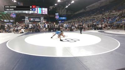 100 lbs Cons. Rd Of 32 - Axel Cuevas, Colorado vs Rei Pate, Virginia