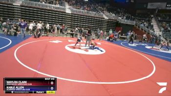 67 lbs Cons. Round 2 - Waylon Clark, Star Valley Wrestling Club vs Kable Allen, Glenrock Wrestling Club