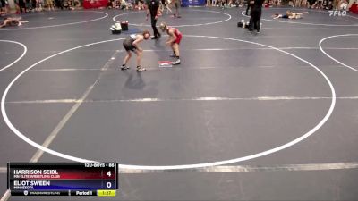 86 lbs Quarterfinal - Harrison Seidl, MN Elite Wrestling Club vs Eliot Sween, Minnesota