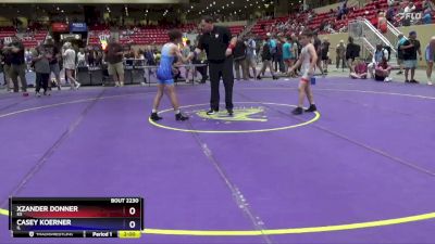 94 lbs Cons. Semi - Xzander Donner, KS vs Casey Koerner, IL