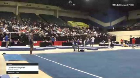 Cameron Rhymes - Floor, Premier West IL - 2021 USA Gymnastics Development Program National Championships