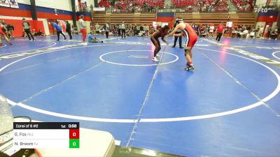 126 lbs Consi Of 8 #2 - Gary Fox, Hilldale vs Nick Broom, Tulsa Union