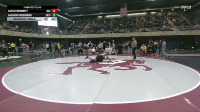 128 lbs Quarterfinal - Jayce Bennett, Binghamton vs Jaquod Rodgers, Smyrna