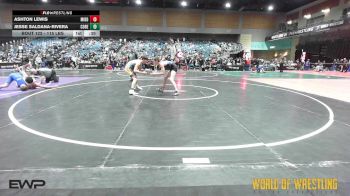 115 lbs Consi Of 32 #2 - Ashton Lewis, Middleton Wrestling Club vs Jesse Saldana-Rivera, CORE Wrestling