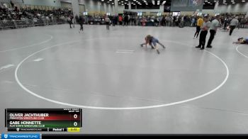 86 lbs Cons. Round 2 - Gabe Honnette, Flat Earth Wrestling Club vs Oliver Jachthuber, Princeton Wrestling Club