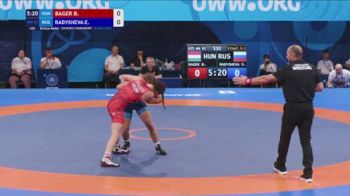 62 kg Final 3-5 - Barbara Bager, Hungary vs Ekaterina Radysheva, Russia