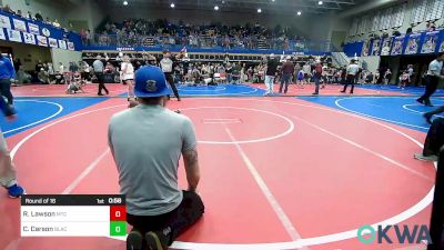 49 lbs Round Of 16 - Ruby Lawson, Miami Takedown Club vs Callen Carson, Black Fox Wrestling Club