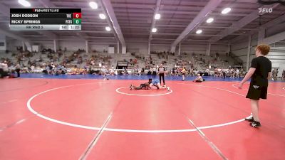 126 lbs Rr Rnd 2 - Josh Dodson, The Fort Hammers vs Ricky Springs, Prestige Worldwide