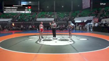 1-5A 100 Champ. Round 1 - Carina Morelli, East Limestone vs Sophie Swann, Corner