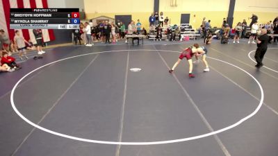 120 lbs Cons. Round 5 - Breiydyn Hoffman, IL vs Mykola Shamray, IL