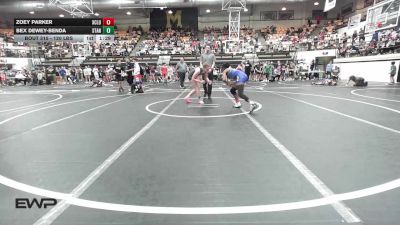120 lbs Rr Rnd 1 - Zoey Parker, Xclusive Wrestling vs Bex Dewey-Benda, Standfast OKC