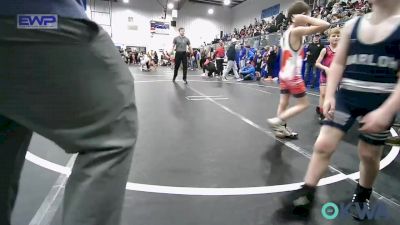 58 lbs Consi Of 4 - Conlan Robertson, Lions Wrestling Academy vs Canyon Jones, Tecumseh Youth Wrestling