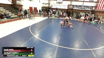 57 lbs 5th Place Match - Allie Haws, Sanpete Girls Wrestling Club vs Scarlett Barela, Roy Wrestling Club