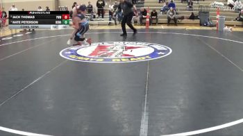 110 lbs Cons. Semi - Nate Peterson, Berge Elite Wrestling Academy vs Jack Thomas, Pursuit Wrestling Minnesota