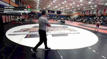 133 lbs Cons. Round 3 - Colin Hering, Heidelberg University vs Nolan Frye, University Of Mount Union