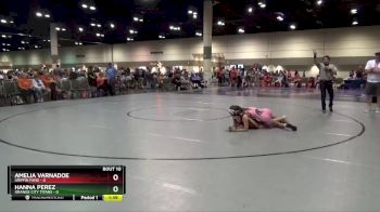 100 lbs Round 3 (8 Team) - Amelia Varnadoe, Griffin Fang vs Hanna Perez, Orange City Titans