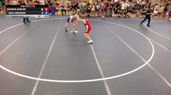 150 lbs Champ. Round 1 - Seamus Kuklok, ND vs Mac Crosson, IA