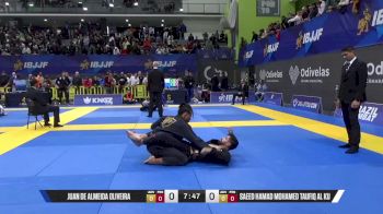 Saeed Hamad Mohamed Taufiq Al Ku vs Juan De Almeida Oliveira 2025 European Jiu-Jitsu IBJJF Championship