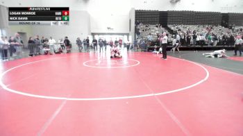 172-H lbs Round Of 16 - Logan Monroe, Hamburg vs Nick Davis, Burlington Township