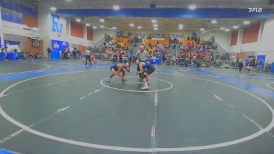 144 lbs Champ. Round 2 - Ayden Vergara, Ramona vs Daniel Baeza, San Dimas