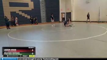 107 lbs Round 3 - Jaxson Wood, Team Vegas Mustangs vs Brayden Womack, LV Bear Wrestling Club (Spring