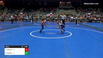 80 lbs Prelims - Cohen Swaim, Randall Youth WC vs Owen Notley, Team Tulsa