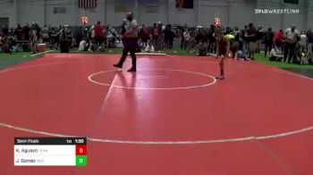 57 lbs Semifinal - Kaden Aguayo, Team Champs vs Joshua Gomez, Nwa