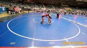 135 lbs Consolation - Jaedan Adams, Cowboy Wrestling Club vs Lorenzo Gallegos, NM Gold