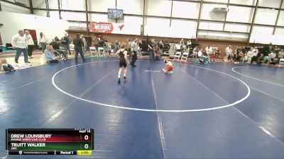 55 lbs Semifinal - Truitt Walker, JWC vs Drew Lounsbury, Ravage Wrestling Club