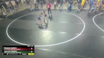 55-55 lbs Round 3 - Teagan Ehrich, Gladiator Wrestling Academy vs Tristan Peerey, Pikes Peak Warriors Wrestling