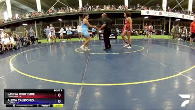 170 lbs Round 1 (6 Team) - Saniya Whiteside, Tennessee vs Alexa Calidonio, Florida