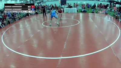 125 lbs Hannah Henderson, Missouri Red vs Morgan Leonhardt, Ohio Scarlet