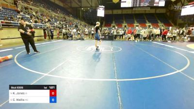 126 lbs Cons 8 #2 - Kaydin Jones, IA vs Carter Wallis, MO