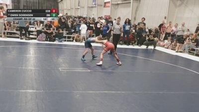67 lbs Champ. Rd Of 32 - Cameron Cuccio, Scorpions vs Owen Sorensen, Owatonna Wrestling Association