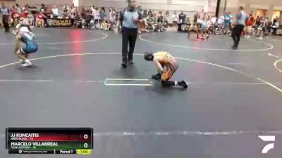 92 lbs Quarterfinals (8 Team) - Marcelo Villarreal, Team Gotcha vs JJ Kuncaitis, Ares Black