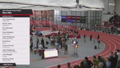 Men's Mile, Finals 15