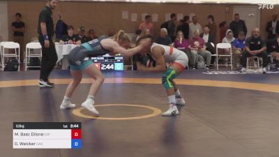 53 kg Round Of 16 - Maria Victoria Baez Dilone, ESP vs Diana Mary Helen Weicker, CAN