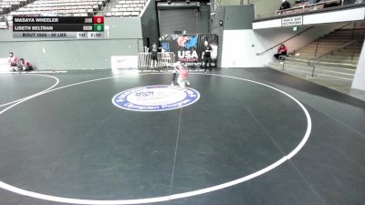 100 lbs 5th Place Match - Mckenzie Mendez, James Logan High School Wrestling vs Jalissa Lopez, Mad Dawg Wrestling Club