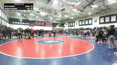 134 lbs Quarterfinal - Mason Bonner, Chino Hills WC vs Ellis Gomez, Rim Of The World High School