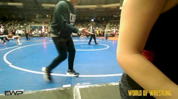 78 lbs Round Of 16 - Leighla Cogar, Cogar vs Savina Burgo, Commandos Wrestling Academy