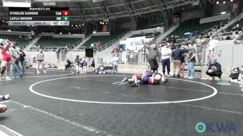 125 lbs Rr Rnd 2 - Kynslee Darden, Team Tulsa Girls vs Layla Brown, NW Girls
