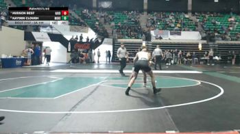 5A 144 lbs Cons. Semi - Hudson Best, Hayden vs Kayden Clough, Moody Hs