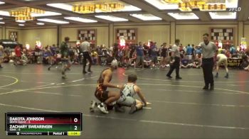 117 lbs Round 2 (6 Team) - Dakota Johnson, Death Squad vs Zachary Swearingin, SOHK