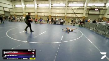 56 lbs Cons. Round 2 - Barrett Johns, ID vs Jacob Buckley, MT