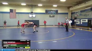 157 lbs 1st Place Match - Garrett Geigner, Wartburg vs Ryne Mohrfeld, Central