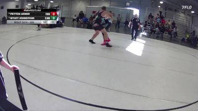 288 lbs Cons. Round 3 - Wyatt Johnstone, Nebraska vs Peyton Arner, Fairbury